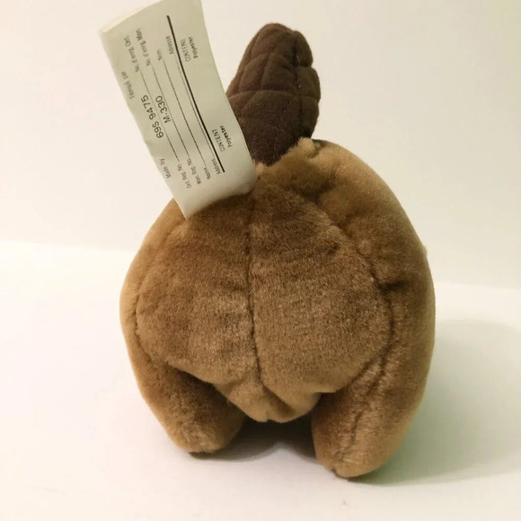Vintage 1984 R Dakin Brown Beaver Stuffed Animal Plush Toy Sawdust Nature Babies - Picture 13 of 16